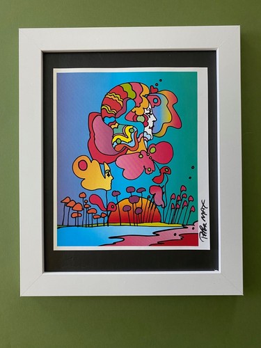 Peter max colorful signed pop - peter,