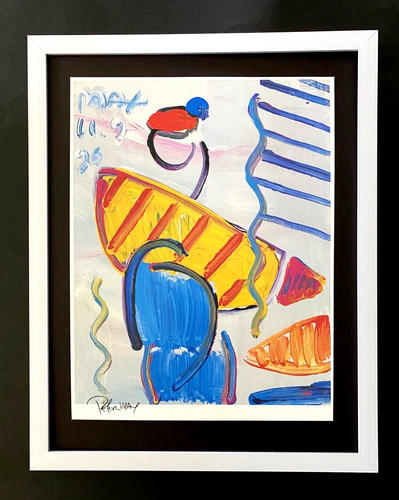 Peter max beautiful - beautiful, signed