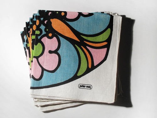 Nos vintage peter max linen - vintage,