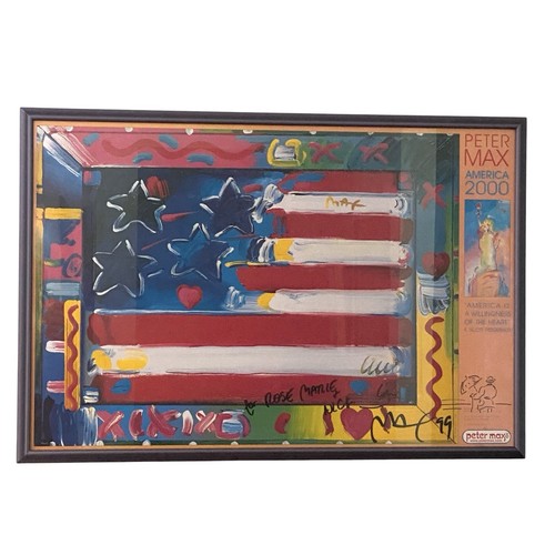 Peter max hand signed - peter, with