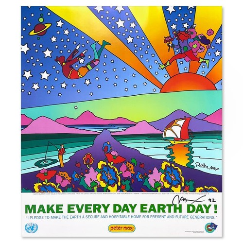 Peter max earth day - "earth, day"