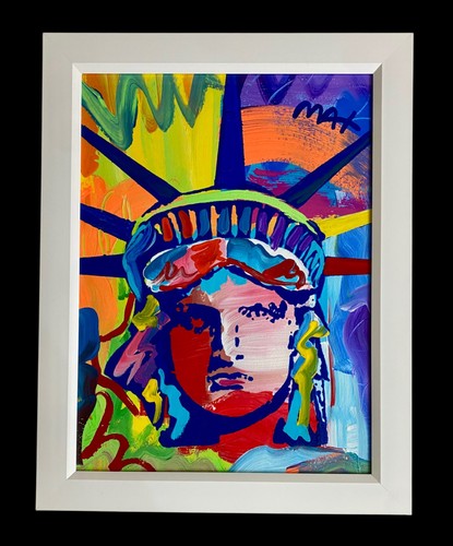 Peter max statue liberty - of, liberty"