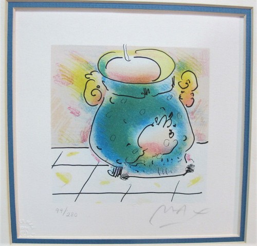 Fine signed peter max - signed,